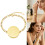 Bracelet de rangement de pilules minimaliste moderne, en-Or 3