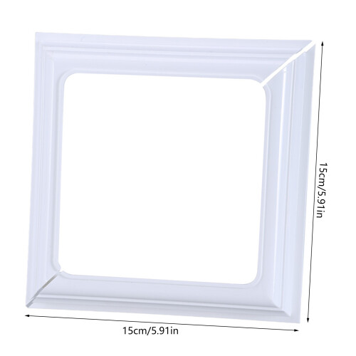 4 stuks Plastic Post Base Cover 4x4Inch Witte Rok Plastic Post 2