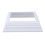 4 stuks Plastic Post Base Cover 4x4Inch Witte Rok Plastic Post 10