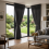 (90" x 90" (228 cm x 228 cm)) Thermal Insulated Grey Curtains Pencil Pleat Drape 1