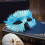 Eagle Half Face Mask Bird Beak Feather Mask- Kleurverloop 10