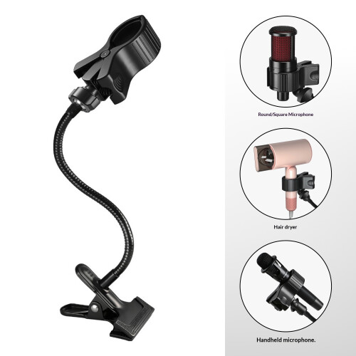 Support de bras de Microphone à col de cygne, support de-20cm 2