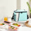 Insulated Reusable Lunch Box Bag Front Opening Waterproof 5