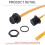 Waterproof SDTF Extension Cable Kit Extender Panel-SDTF plug 8
