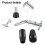 Stainless Steel Fireplace Handle Compatible with Multiple 3
