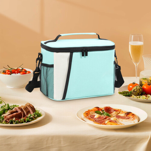 Insulated Reusable Lunch Box Bag Front Opening Waterproof 2