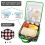 Floral insulated lunch bag reusable waterproof 1 pack 3