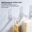 Foldable Aluminum Wall Mount Headphone Holder 5 PCS Silver 2