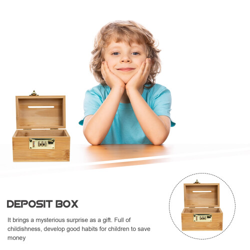 Stackable Money Box Retro Style Lockable Storage Box 14.5 x 1