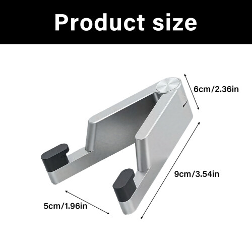 Aluminum Foldable Phone Stand Adjustable Angle for 4-12 2