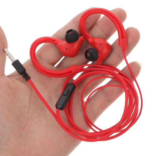 Greenadscape Red Wired Earbuds with Noise Cancelling 2