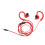 Greenadscape Red Wired Earbuds with Noise Cancelling 6