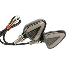 Motorcycle LED Turn Signal 12V Anti-Collision Warning Light Signal Light with Strobe Light Turn Signal Light