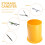 Kitchen Utensil Holder Yellow Cutlery Organizer 2