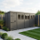 19x5 Pent Composite Shed Tanalised (Single Door, With Windows) 1