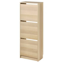 IKEA BISSA Shoe Cabinet 49x28x135cm