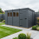 15x7 Pent Composite Shed Tanalised (Single Door, With Windows) 1