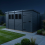 15x7 Pent Composite Shed Tanalised (Single Door, With Windows) 3