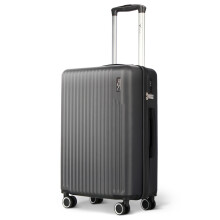 LUGG 20inch Vacay Suitcase ABS Luggage with TSA Indent Lock, Gunmetal
