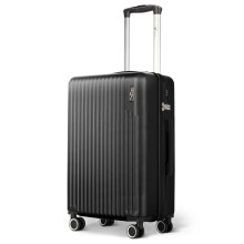 LUGG 20inch Vacay Suitcase ABS Luggage with TSA Indent Lock, Black