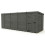 17x6 Pent Composite Shed Tanalised (Single Door, No Windows) 2