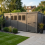 17x6 Pent Composite Shed Tanalised (Single Door, With Windows) 1