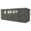 17x6 Pent Composite Shed Tanalised (Single Door, With Windows) 2