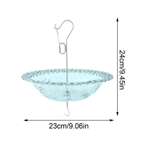 Outdoor Bird Bath and Feeder with Hanging Hook 2