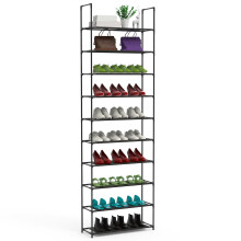 Shoe Rack Non-Woven Fabric 10-Tier 23x11x73 in