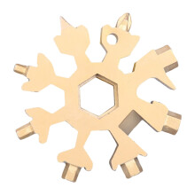 Snowflake Multi-Tool Screwdriver Stainless Steel 18-in-1