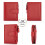 Women's RFID-Blocking Bifold Leather Wallet with Zipper 4