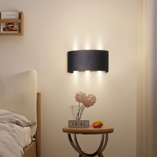 Wall Sconce Down Lighting Double-Head Curved Modern Lamp 2