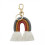 Weaving Rainbow Keychain Tassel Macrame Key Holder Grey 2 1