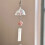 Transparent Kawaii Wind Chime Keychain with Lanyard 1