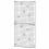 IKEA GREJIG Wall Grid Set of 2 1
