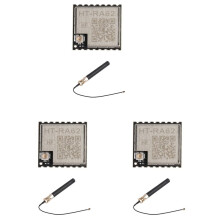 3X Módulo de Comunicación de Espectro Ensanchado HT-RA62 LoRa con Antena, 868-915 MHz, SX1262, de Bajo Consumo y Espectro Ensanchado.