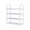 4-Tier Stackable Shoe Rack with Handle for Sneakers and 1