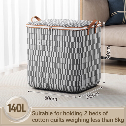 Foldable Storage Bag Clothes Blankets 140L