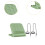 Calf Stretcher Wedge Board for Home Gym Green 6