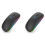 2X Wireless Optical Mouse with LED Backlight 1600 DPI RechargeableBluetooth & USB Type-Cfor WorkGamingand Study 1