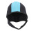 Rubber Elastic Bathing Hat with Ear Plugs Black 5