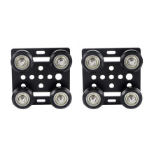 2X 3D Printer for V Slot European Standard 2020 Aluminum Profile Pulley V-Slot Build Gantry Plate