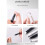 Practical Clicks Style Eraser Pen Plastic-Black round head 8