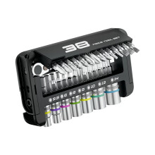 Comprehensive 38 In 1 Ratchets Wrench Kit Ergonomic Handle Tool
