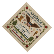 US 250th Anniversary Crossing Stitching Kit Pattern-A