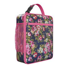 Insulated Lunch Box Floral Design 1 Pack