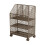 CIYISON Portable Rolling Storage Stand with Shelves 8