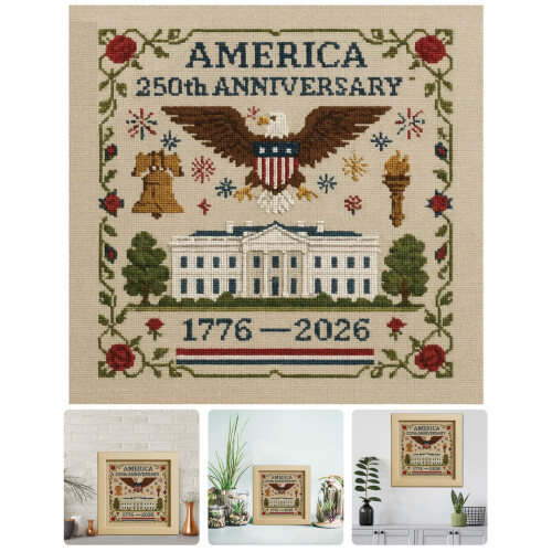 US 250th Anniversary Crossing Stitching Kit Patriotic-C 2