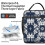 Leakproof Floral Lunch Bag Soft Thermal Tote 1 Pack 4