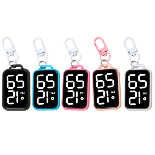 Compacts Digital Keychain Watch For Students Children-Pink 2